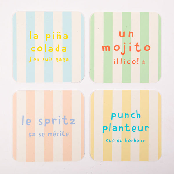 Set of 4 Cocktail Coasters