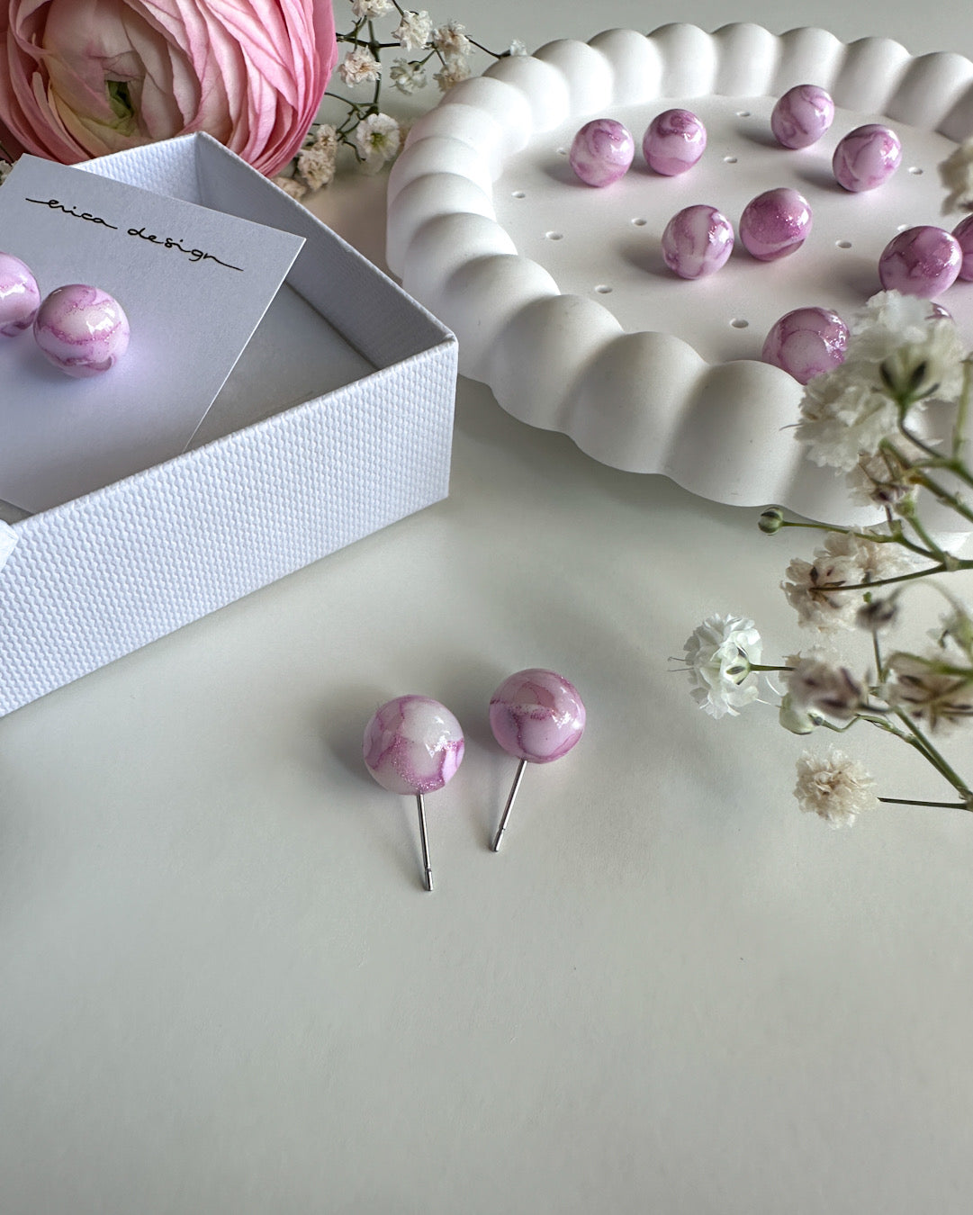 bulb | LIMITED EDITION | pink, transparent, glitter