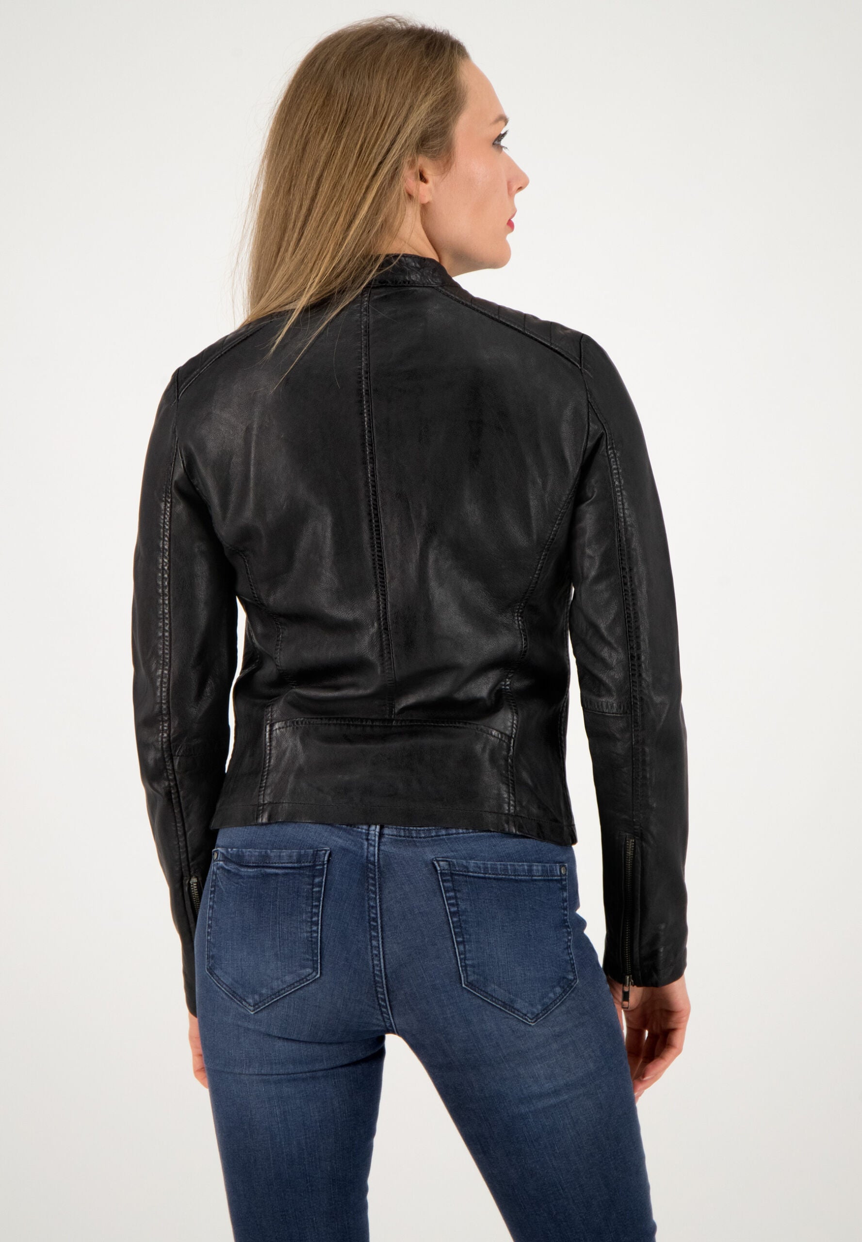 Gigi Leather Women's Jacket Black