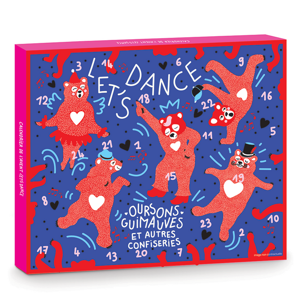 Marshmallow Bear ADVENT CALENDAR Let's Dance Christmas