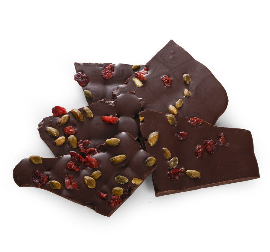 Chocoladeboeket® en zijn mini vierkante Beste Wensen · Assortiment van fijne chocoladebladeren