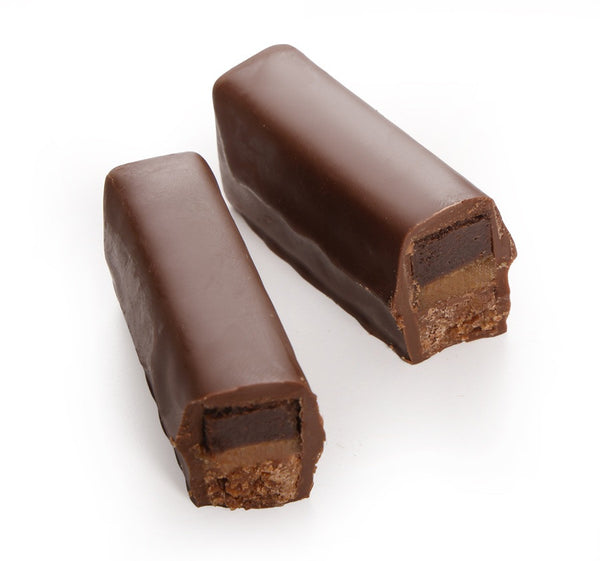Scatola di Tronchi di Natale · Cioccolato Fondente e al Latte a Tre Strati