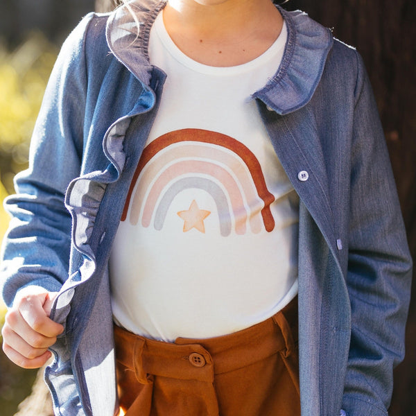 RAINBOW PRINT T-SHIRT