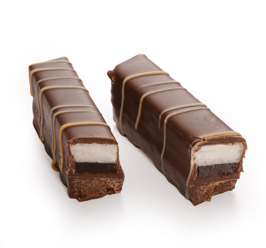 Scatola di Tronchi di Natale · Cioccolato Fondente e al Latte a Tre Strati