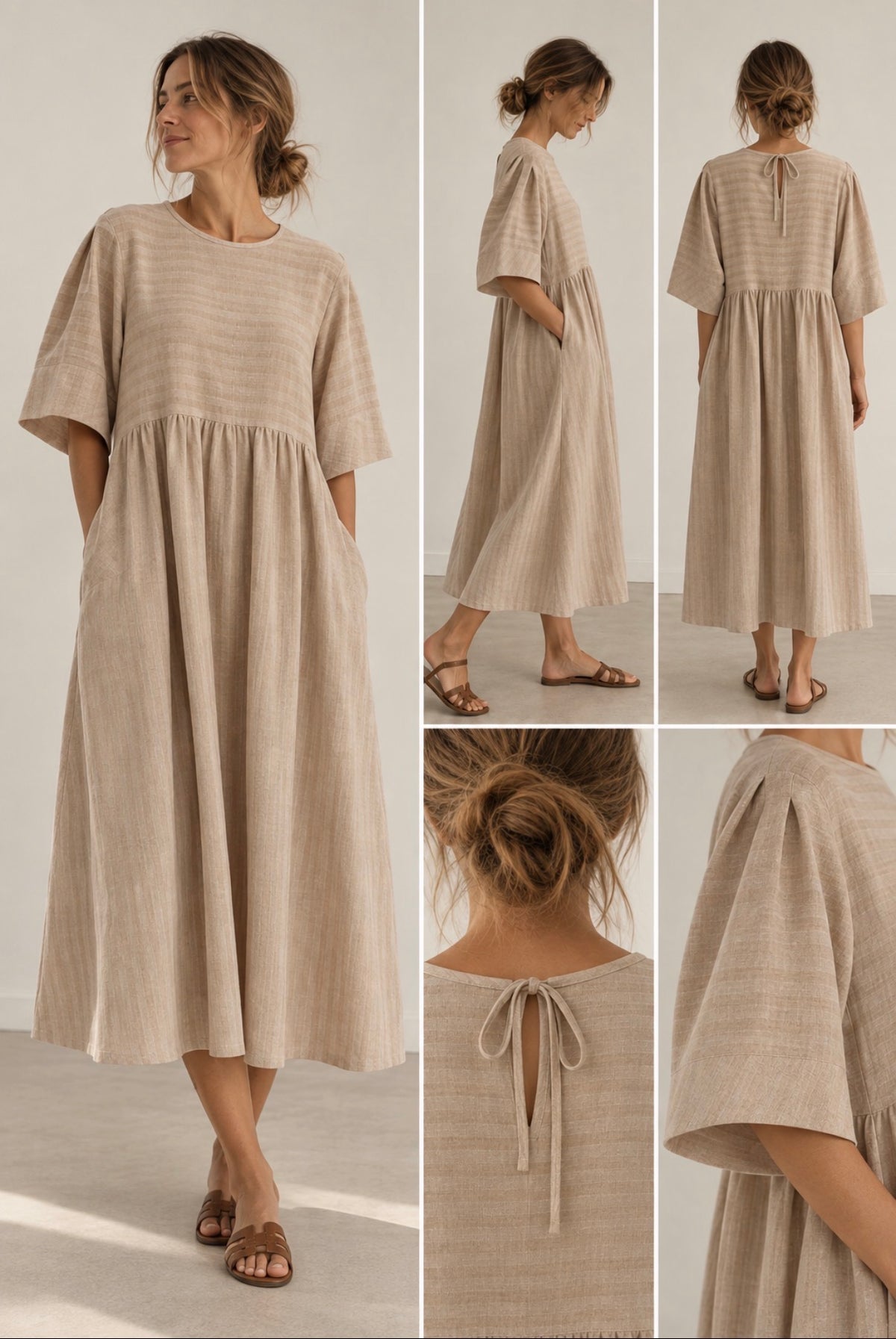 Maxi Dress Runa Organic Cotton Size: L-XL