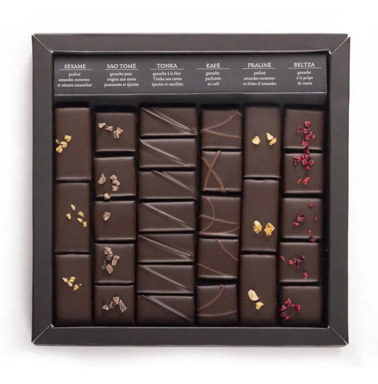 Scatola di Cioccolato Extra Fondente Ilbarritz · Buone Feste