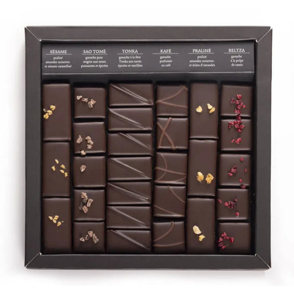 Scatola di Cioccolato Extra Fondente Ilbarritz · Buone Feste