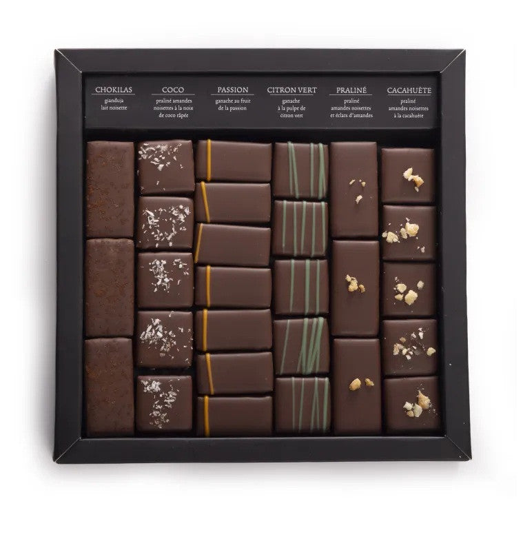 Boîte de chocolats 100% lait Ilbarritz · Joyeuses fêtes