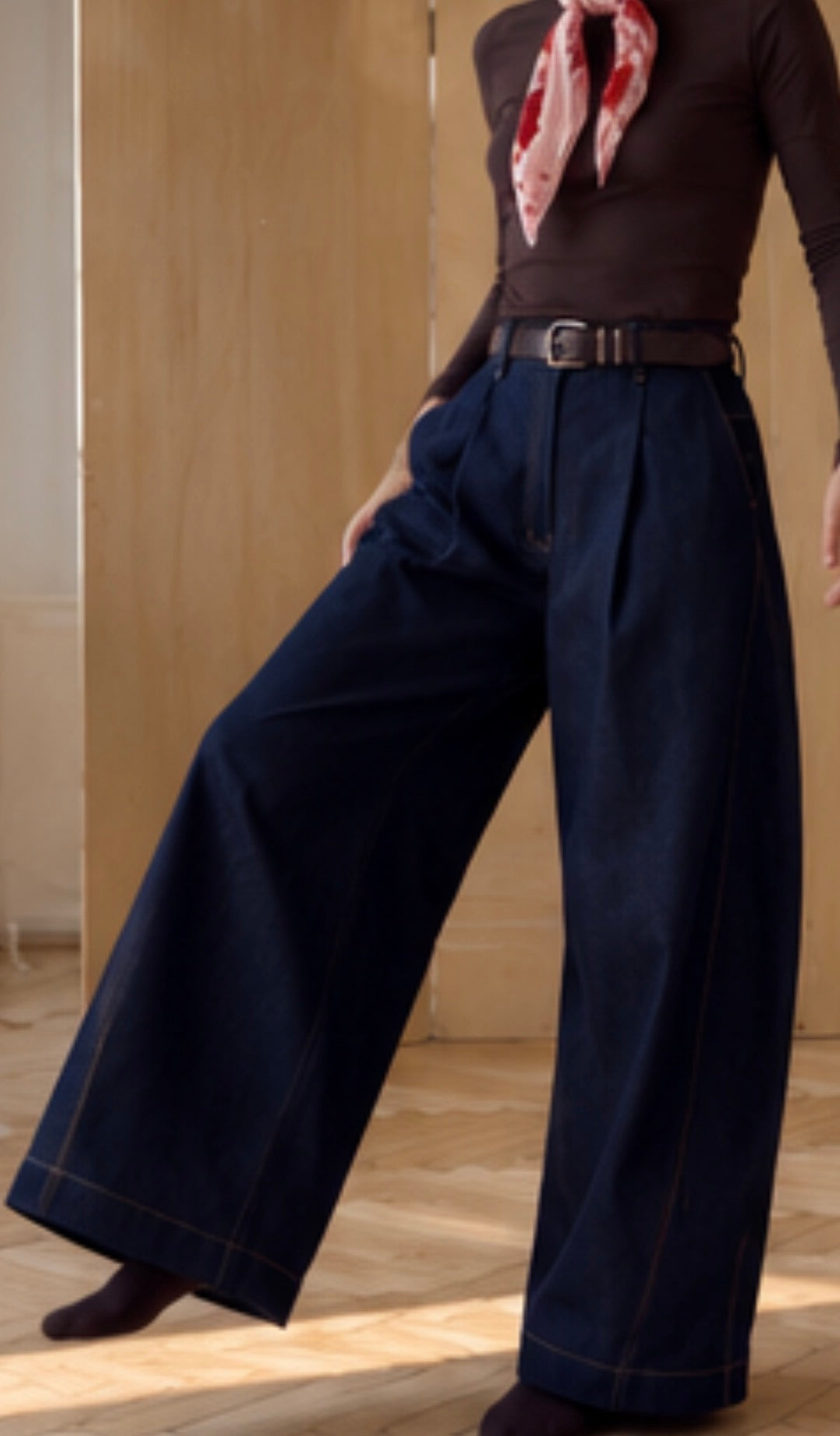 Barrel Pants - Denim Size: S