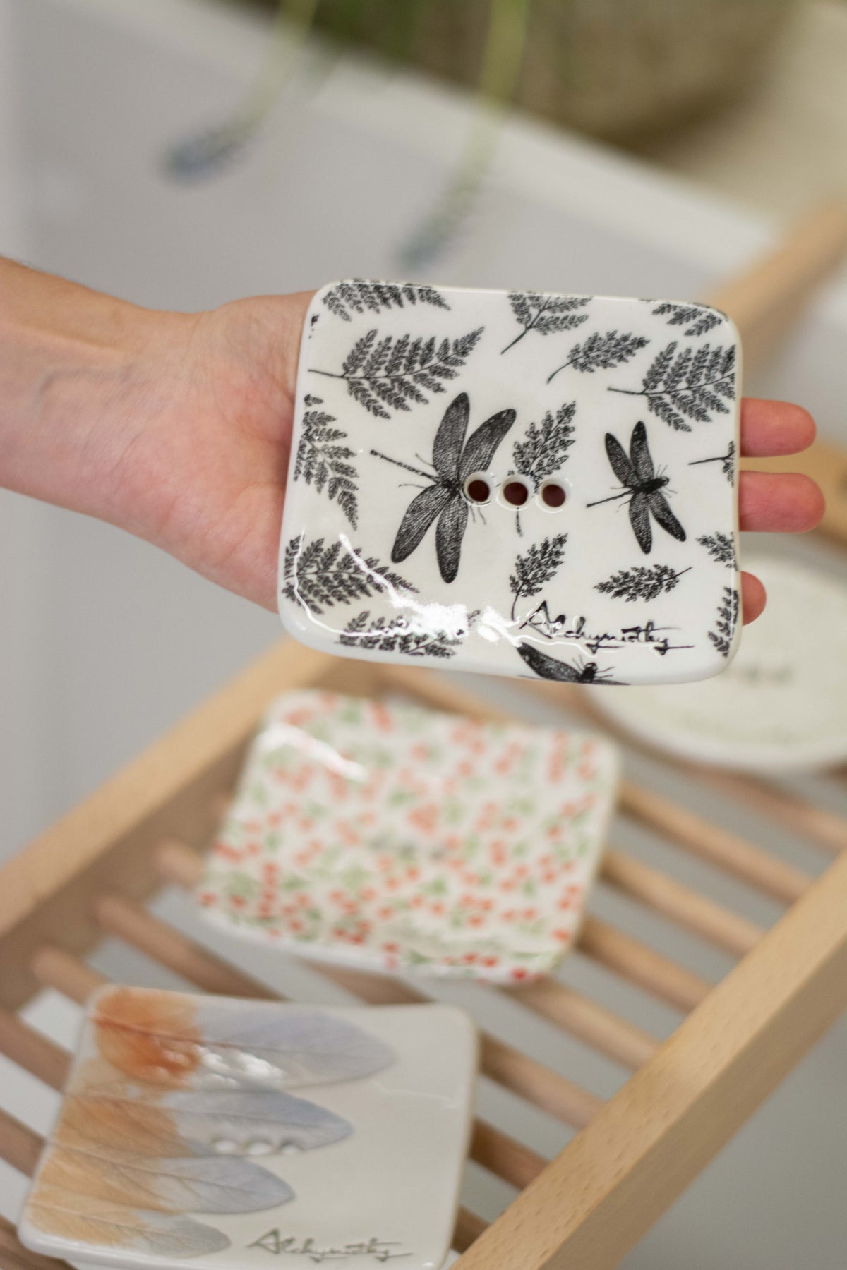 Ceramic Soap Dishes by Alchymists