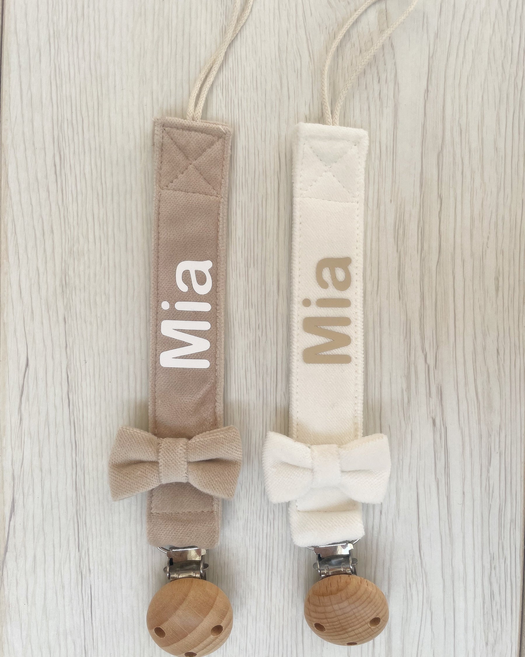 Bow Pacifier Clip