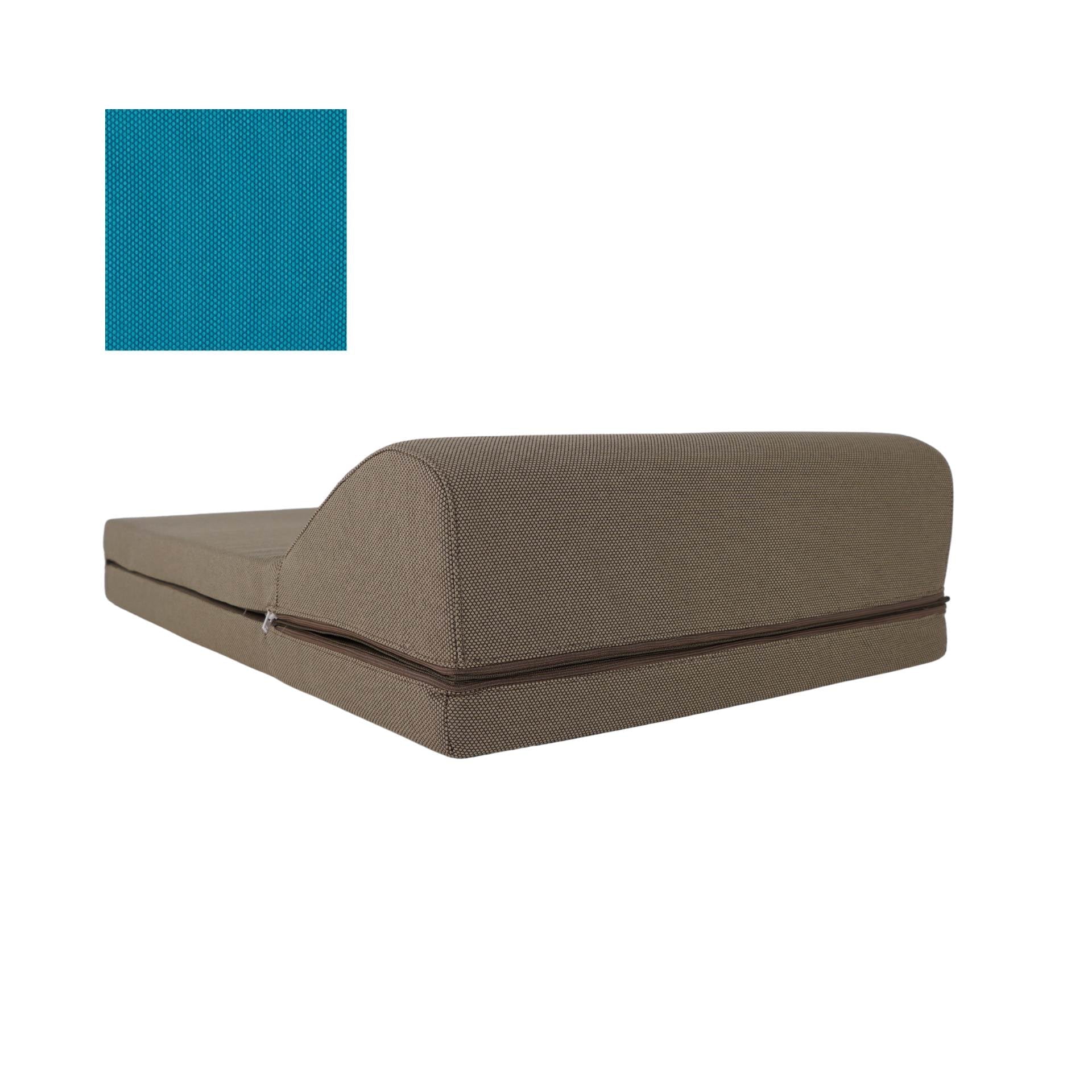 CONFORTINO, Materassino portatile da mare, campeggio, fiume, montagna 60x180, Turchese,  Arketicom