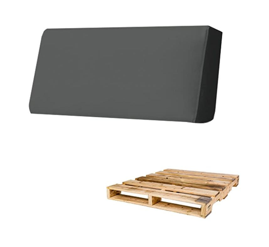 ECO BACK, Schienale per Pallet Rigido in Ecopelle 120x30 H15, Grigio,  Arketicom