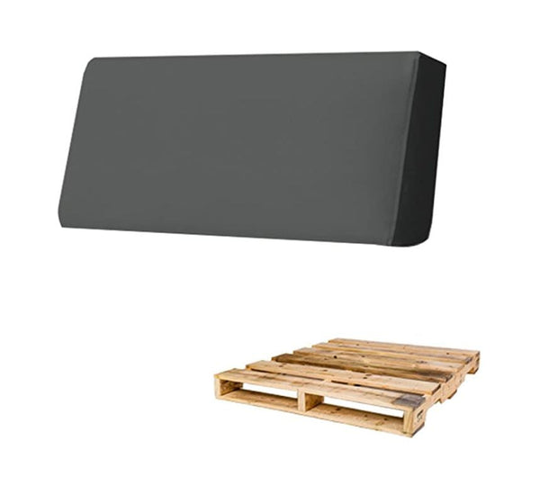 ECO BACK, Schienale per Pallet Rigido in Ecopelle 120x30 H15, Grigio,  Arketicom