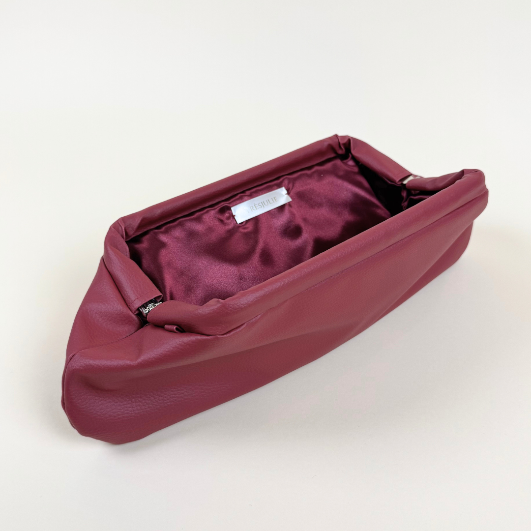 Hammered Eco-Leather Baguette