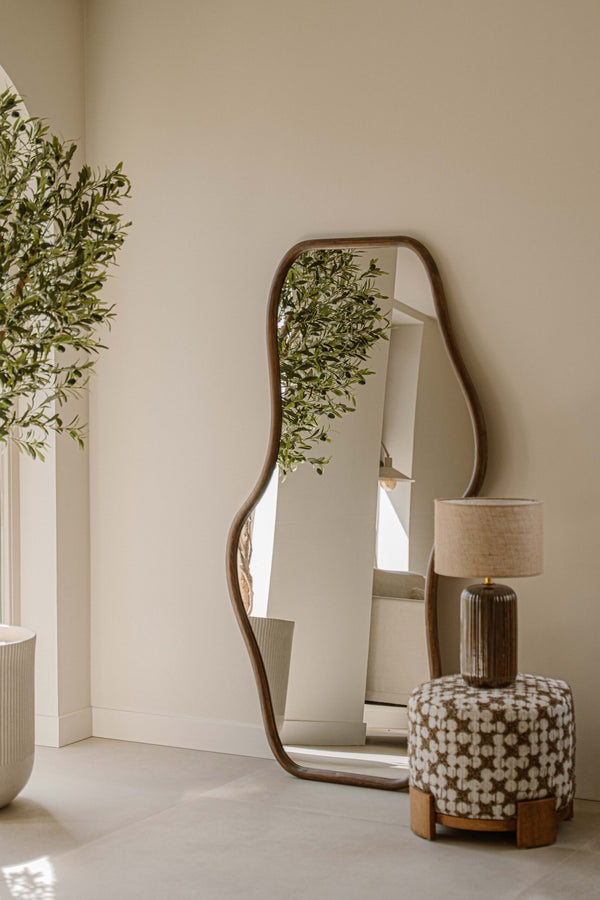 Indore Home Organic Mirror Iris - 170 x 90 cm - Wood