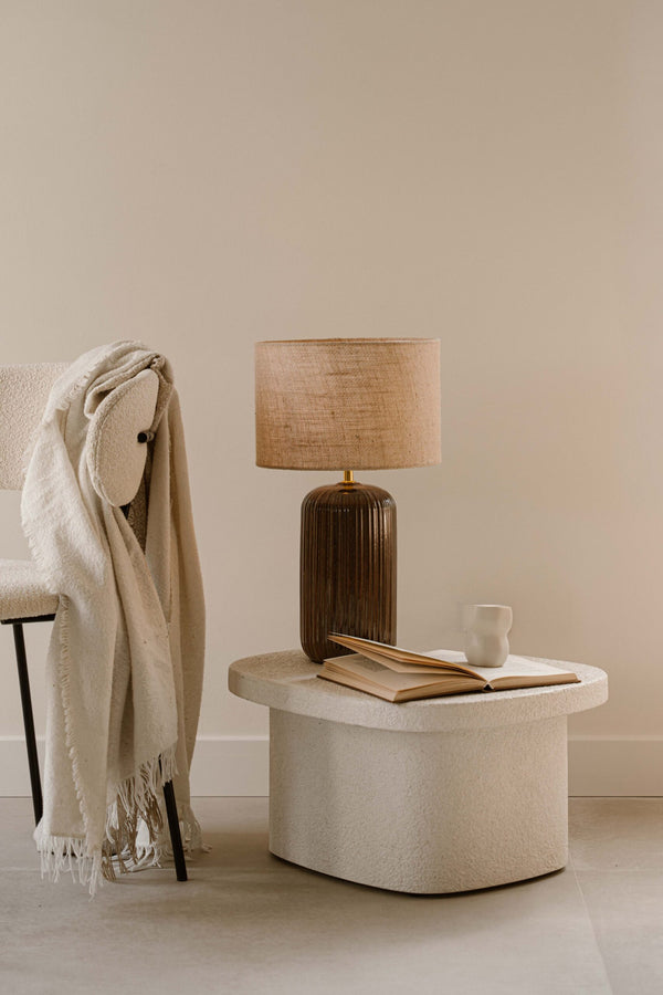 Indore Home - Verona - M - Schemerlamp - Bruin