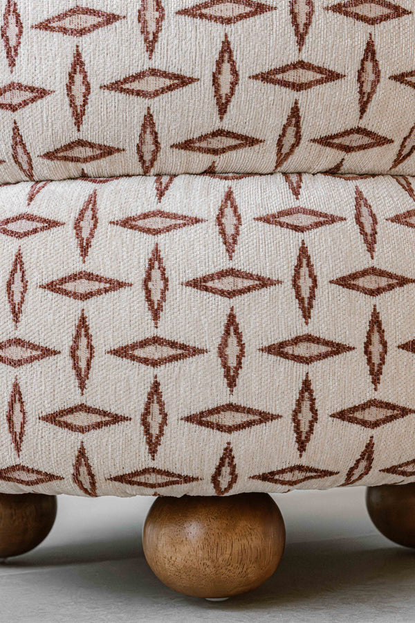 Indore Home - Jet - Poef - Terra - Beige