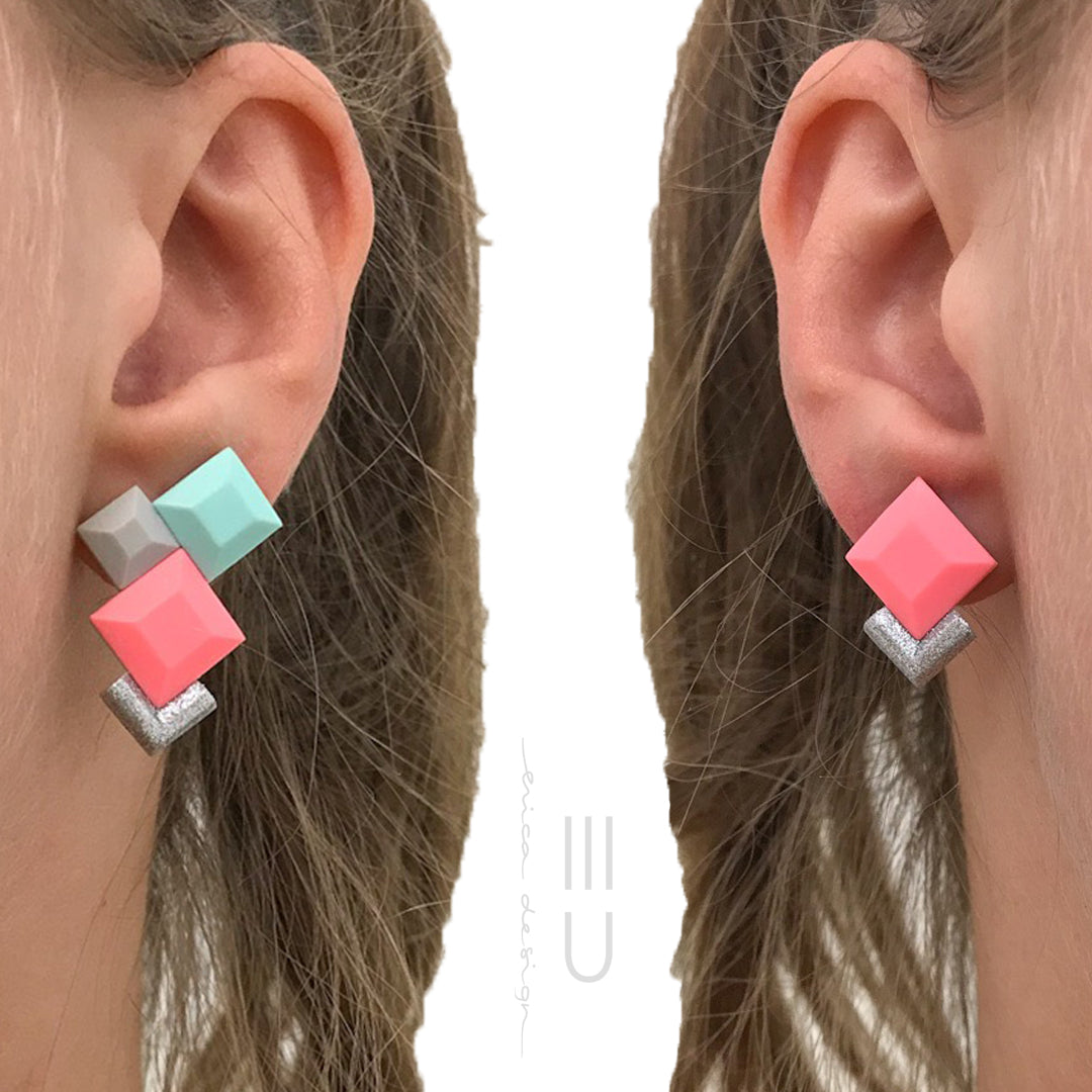 EXPANSION | gray - mint - coral - silver