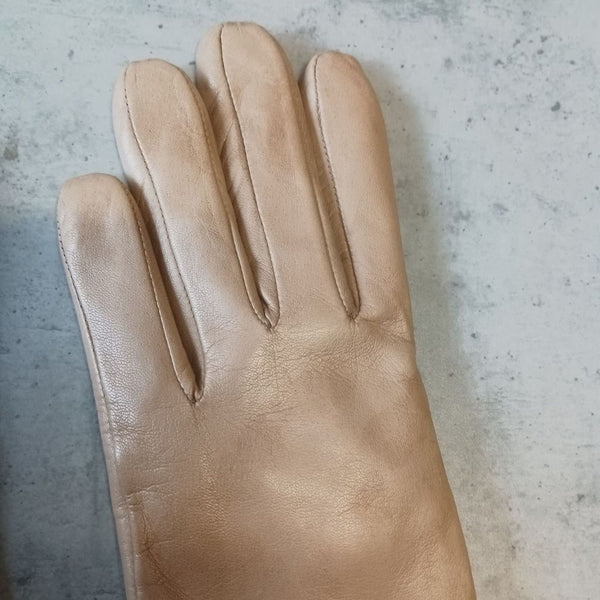 Luxury women's gloves with cashmere and rabbit fur