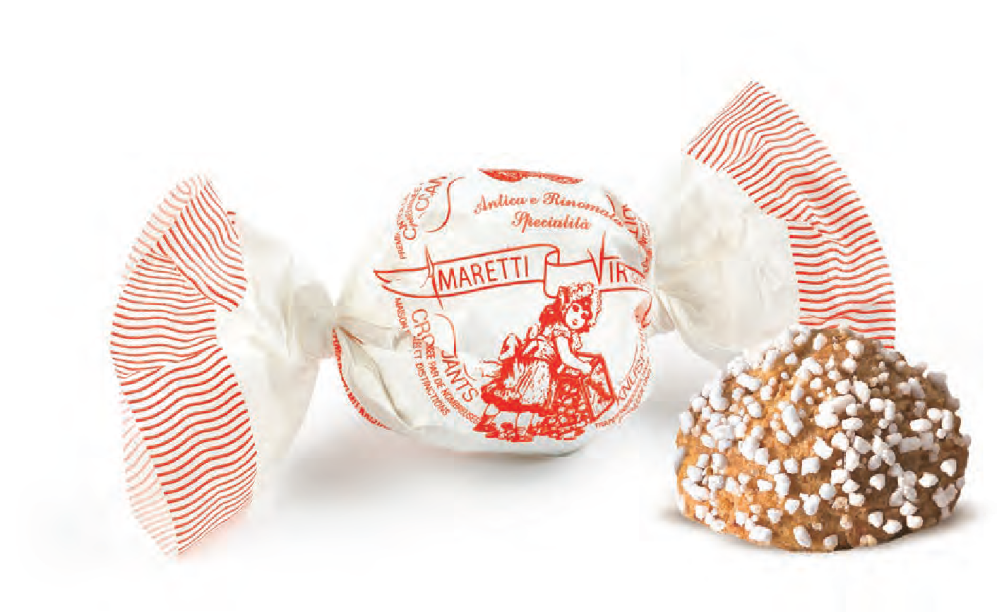 VIRGINIA Crunchy Amaretti with Almonds 350g Bag