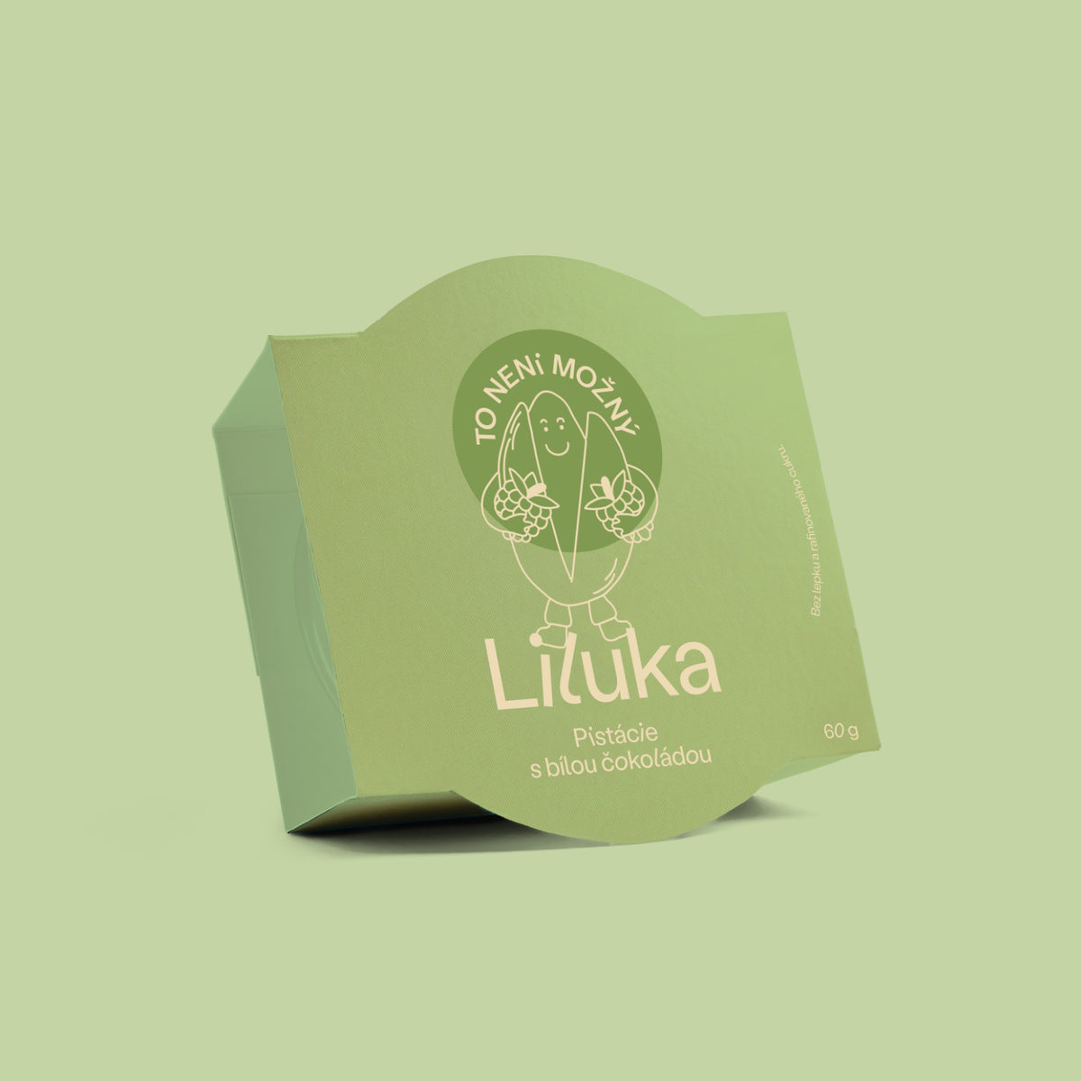 Liluka pistáciová s bielou čokoládou
