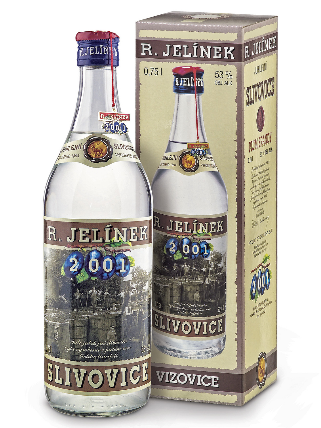 Jubilee Plum Brandy 2001 53% 0.75l