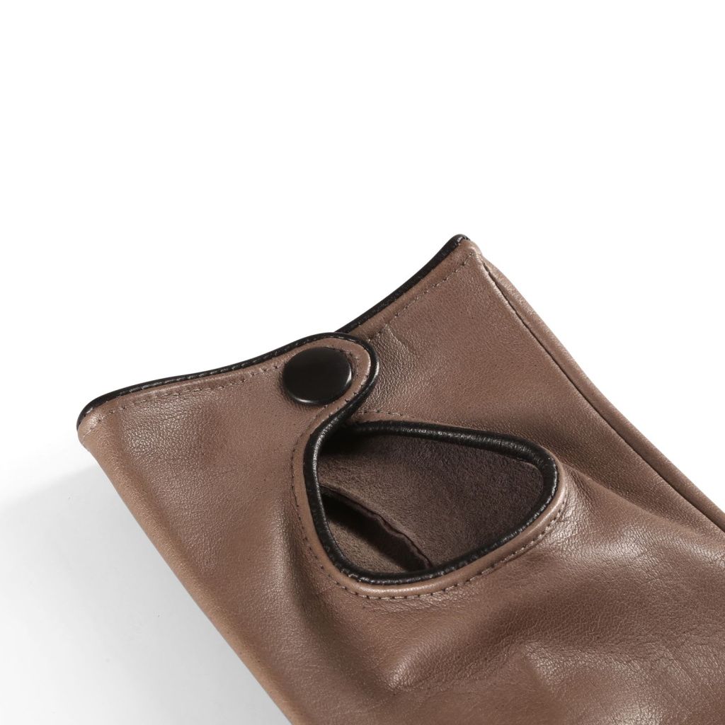 Elegant Men's Leather Driving Gloves