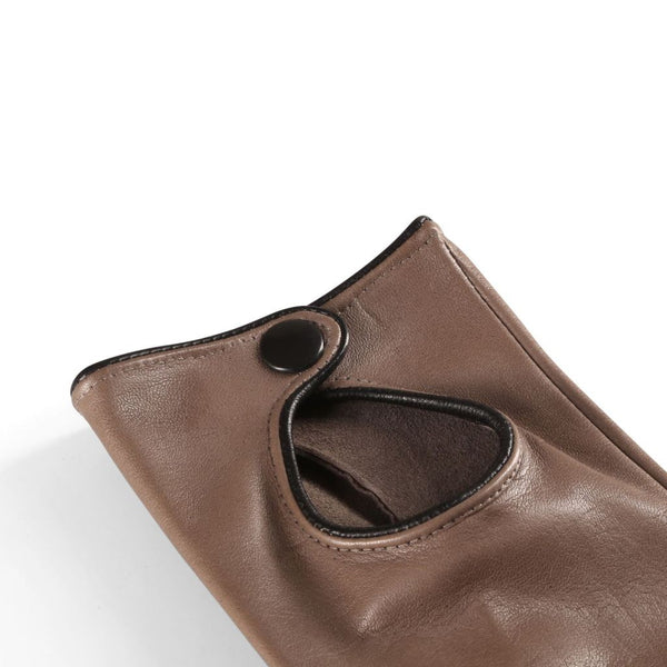 Elegant Men's Leather Driving Gloves