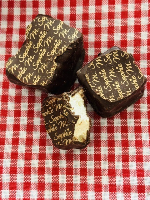 Artisanal chocolate marshmallow