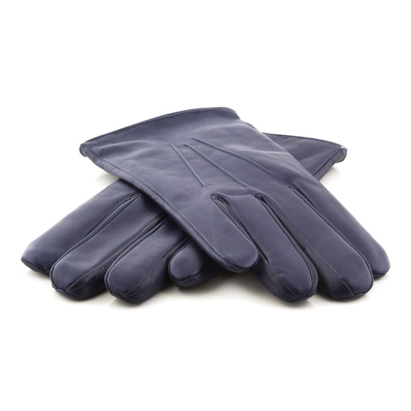 Men's Leather Gloves with Snap in the Palm