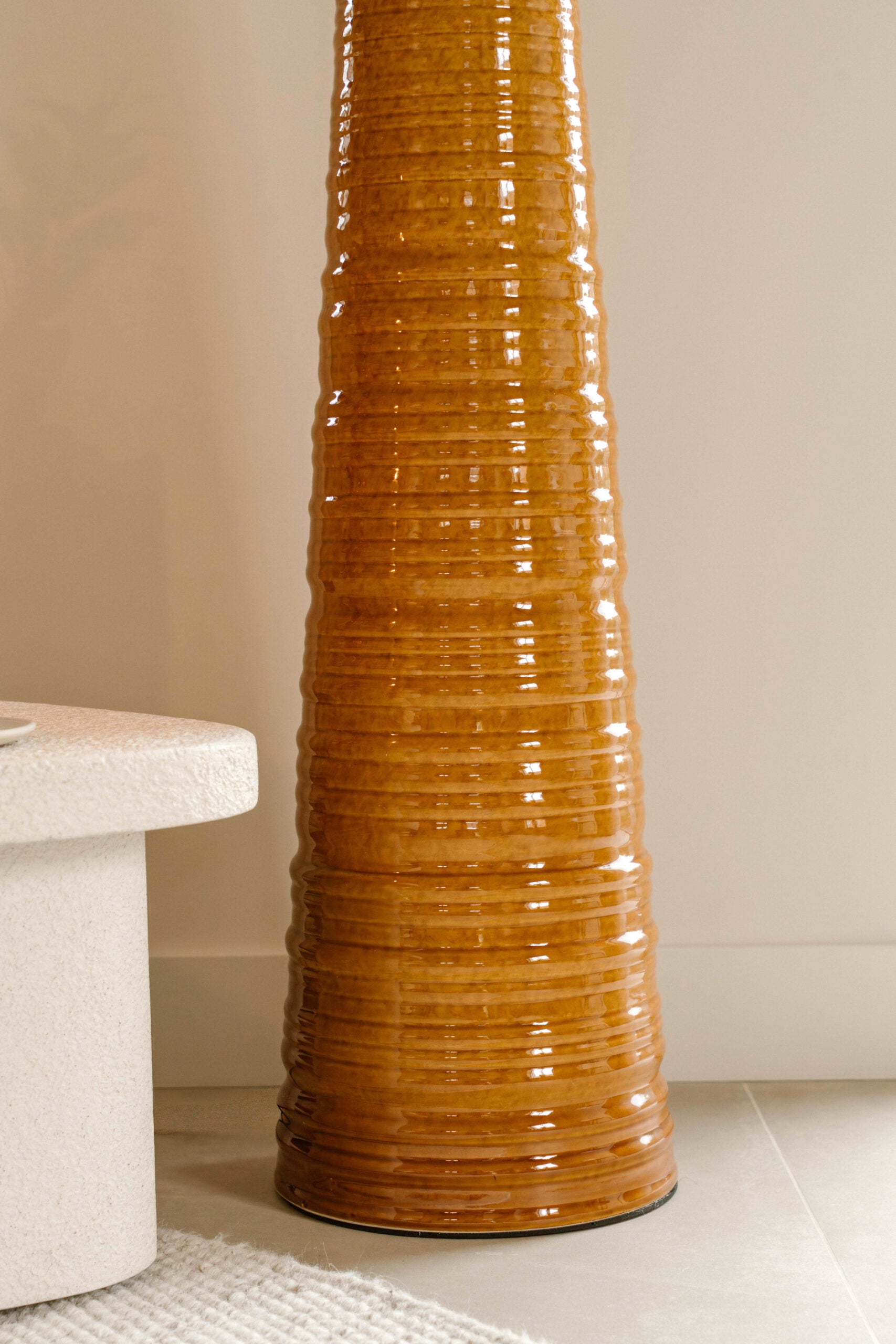 Indore Home - Sorrento - Floor Lamp - Brown