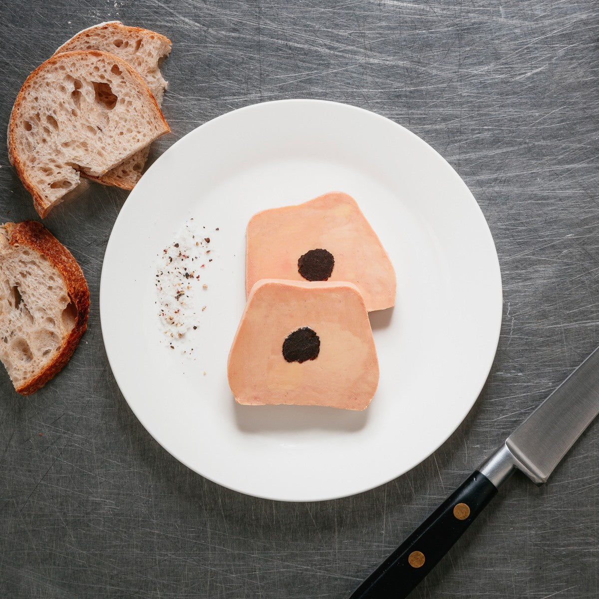 Truffled duck foie gras 3% 2 slices - 120g