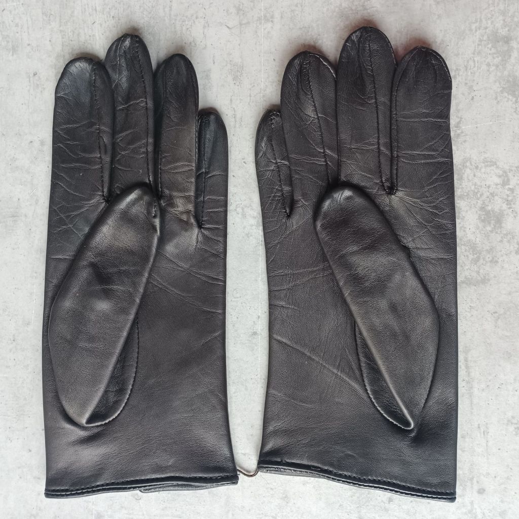 Men's Leather Driving Gloves Without Knuckle Holes Made of Sheepskin