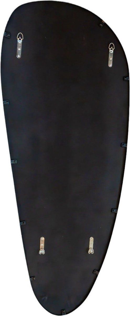 Wandspiegel Dean - organische vorm - asymmetrisch - Spiegel - 120cm - Goud