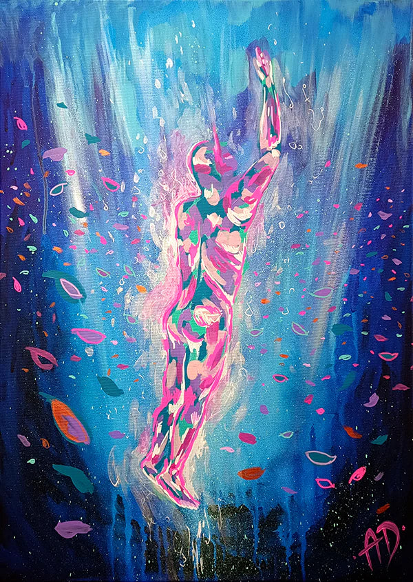 'Zen' pittura originale