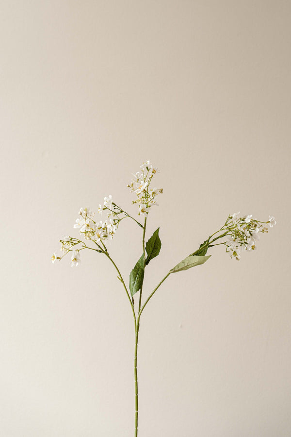 Indore Silva - Gypsophila - White - artificial branch - silk