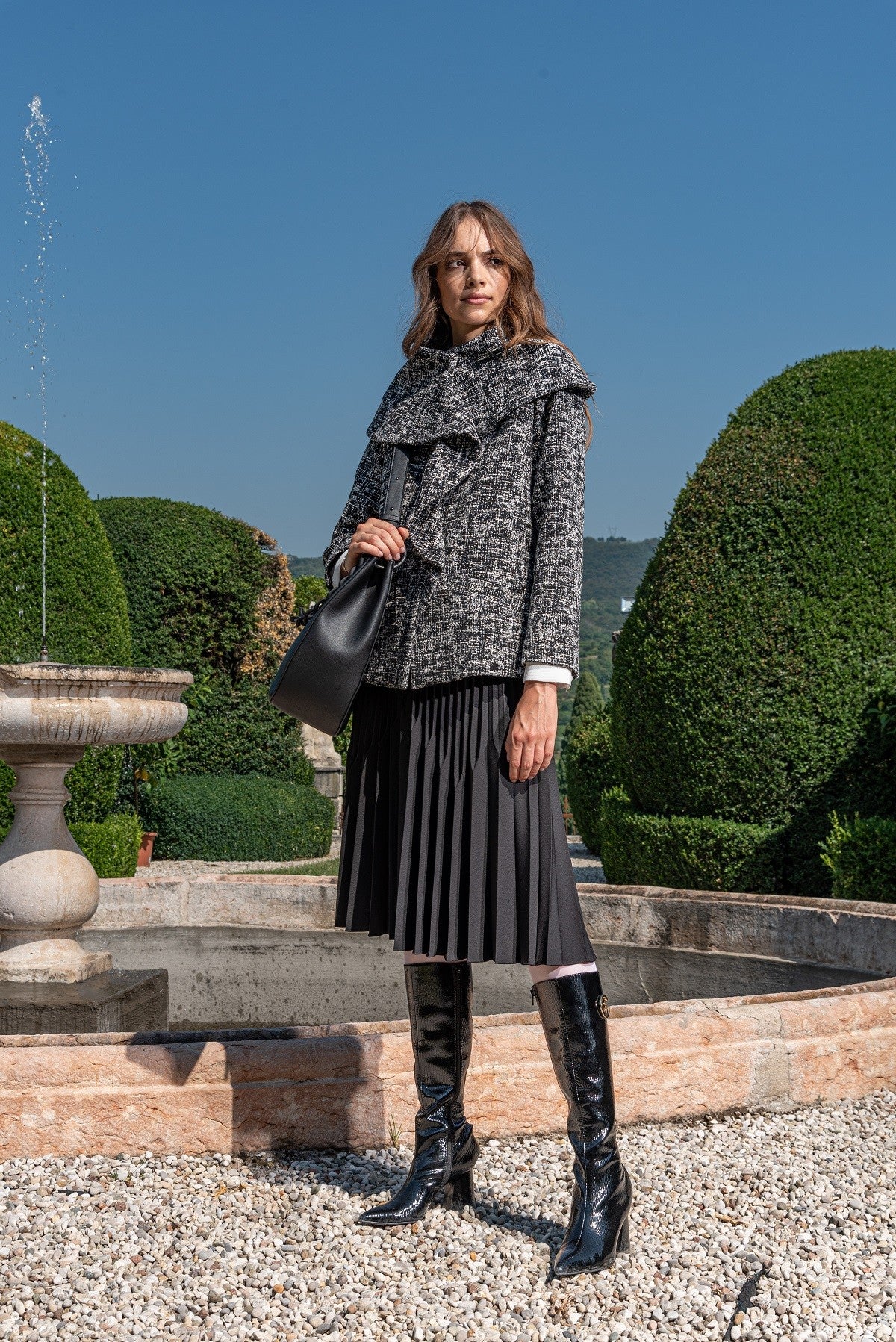 High Boot in Genuine Patent Leather