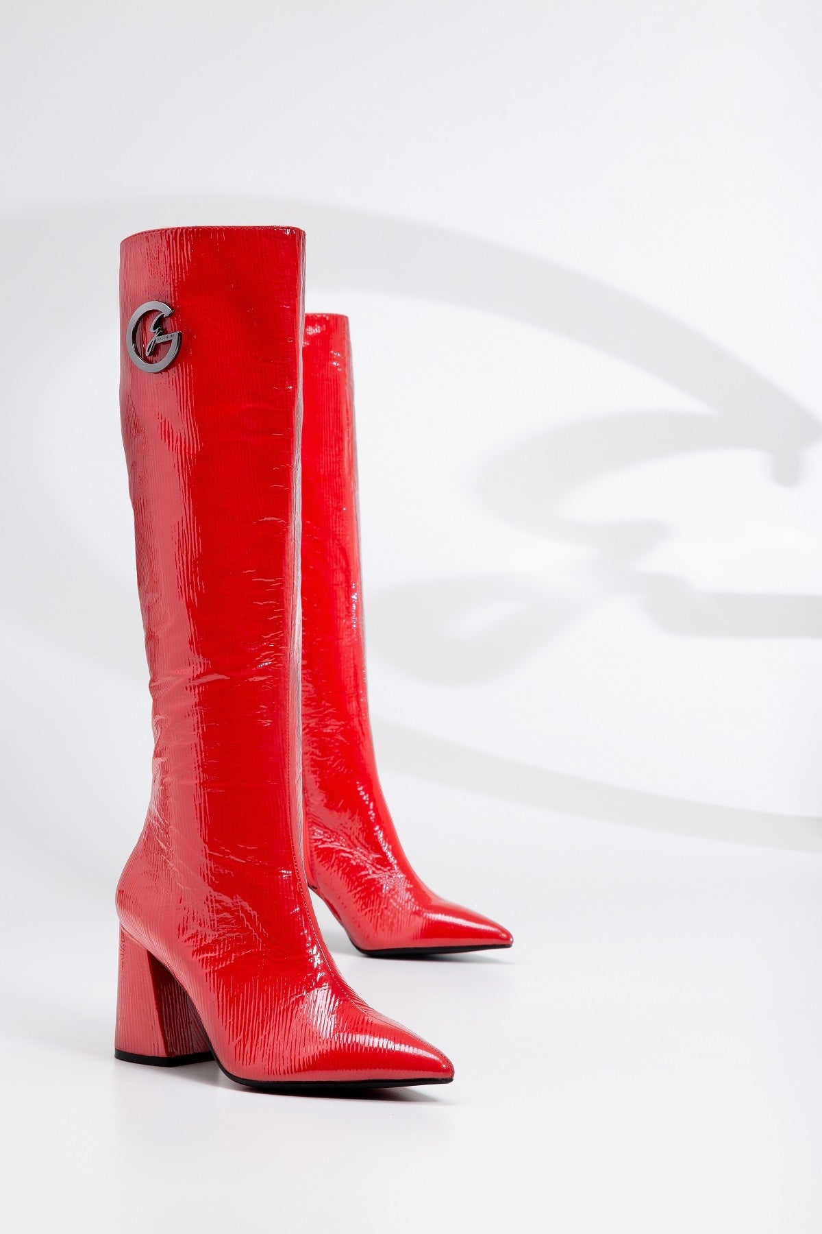 High Boot in Genuine Patent Leather