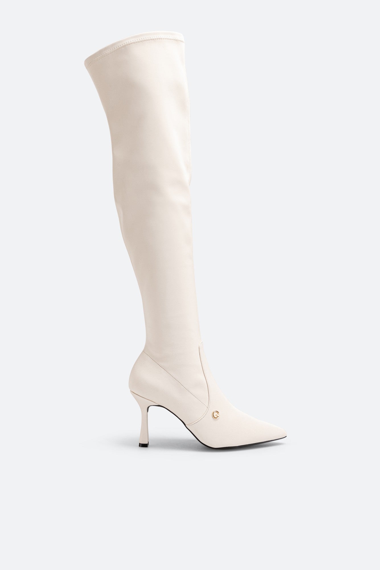 Bota Alta Blanca Gattinoni