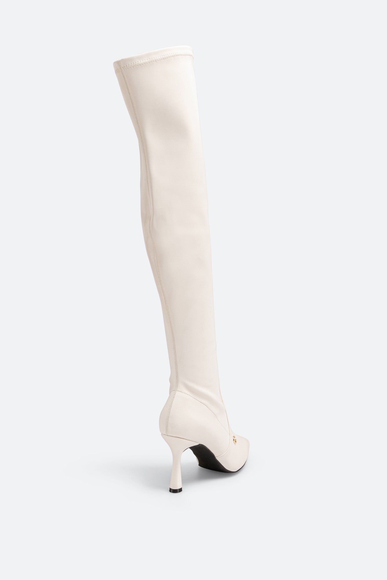 Botte haute blanche Gattinoni