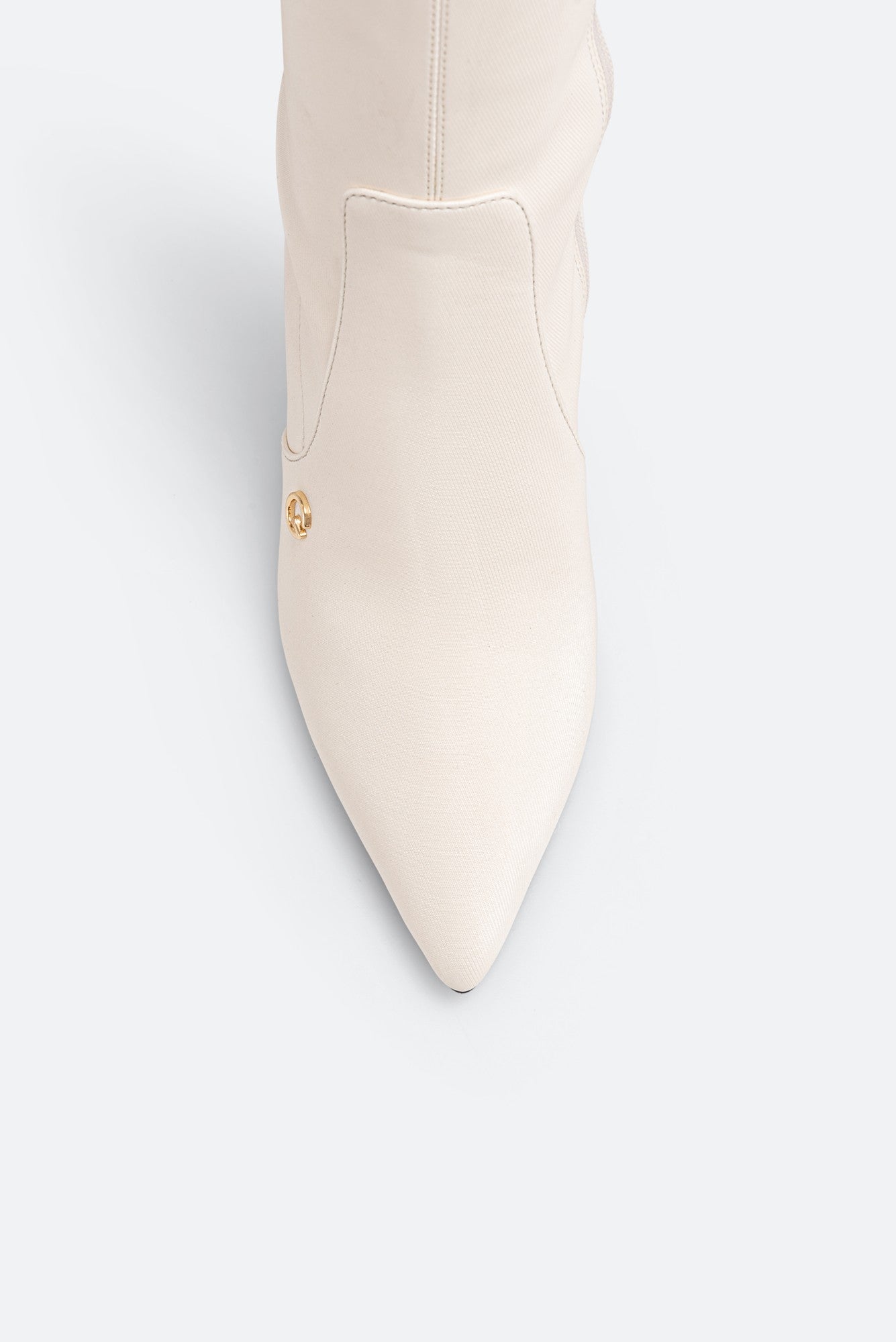 Botte haute blanche Gattinoni