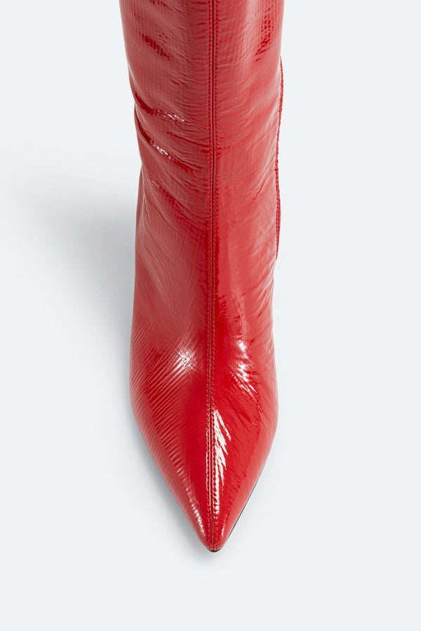 High Boot in Genuine Patent Leather