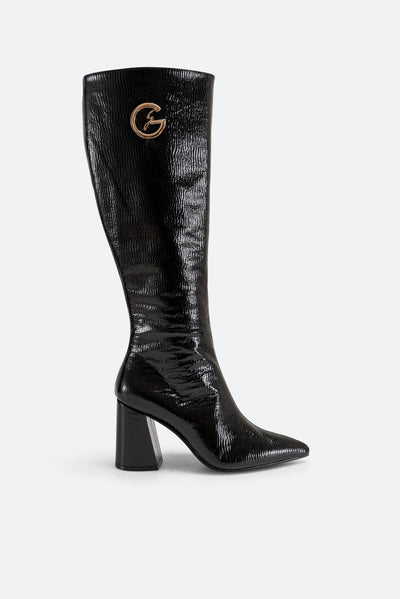 High Boot in Genuine Patent Leather