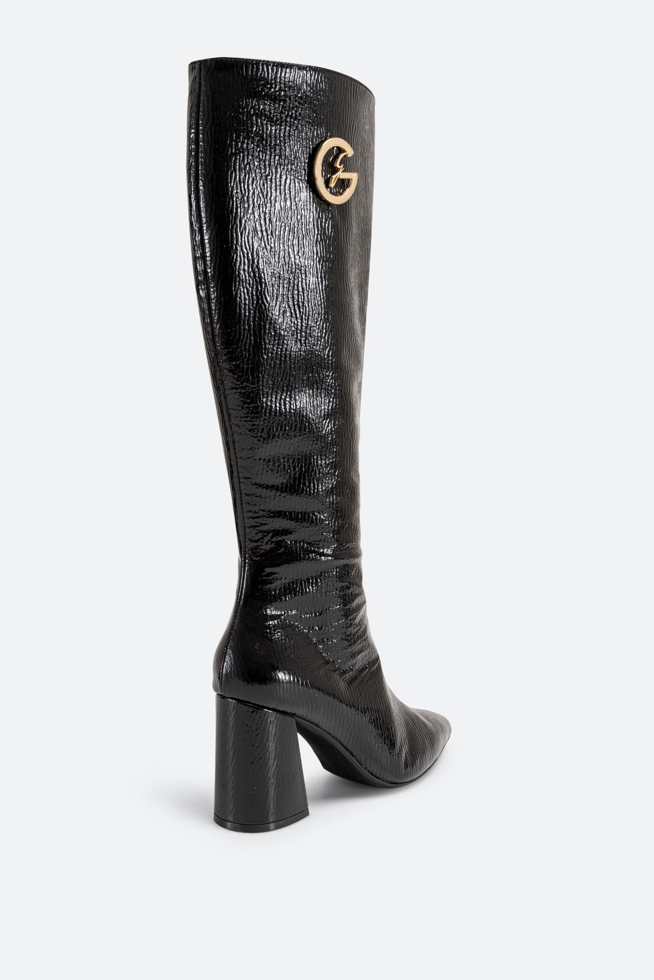 High Boot in Genuine Patent Leather