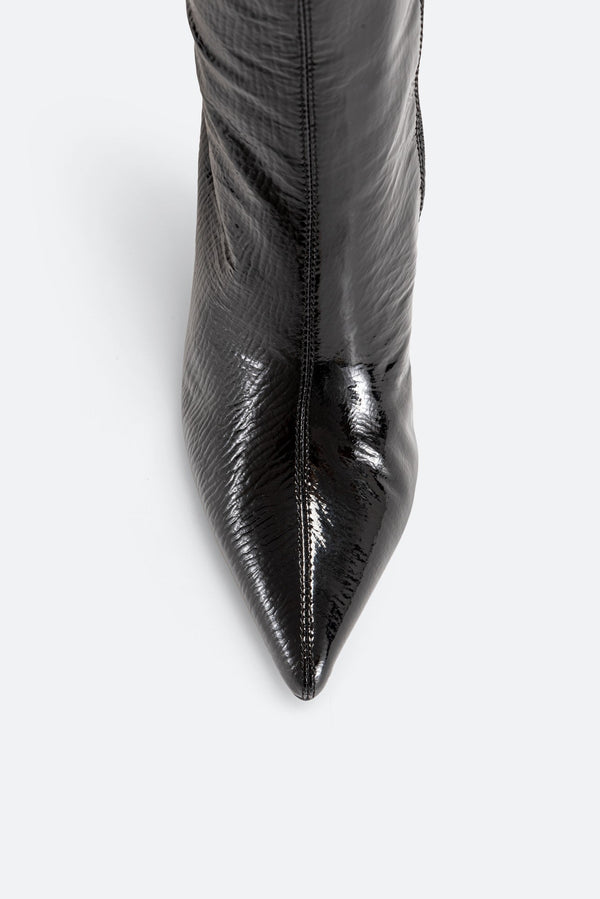 High Boot in Genuine Patent Leather