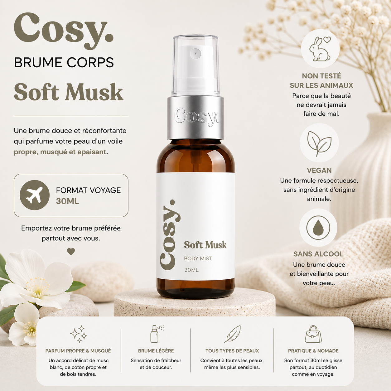 Travel Mist - Soft Musk - White Musk