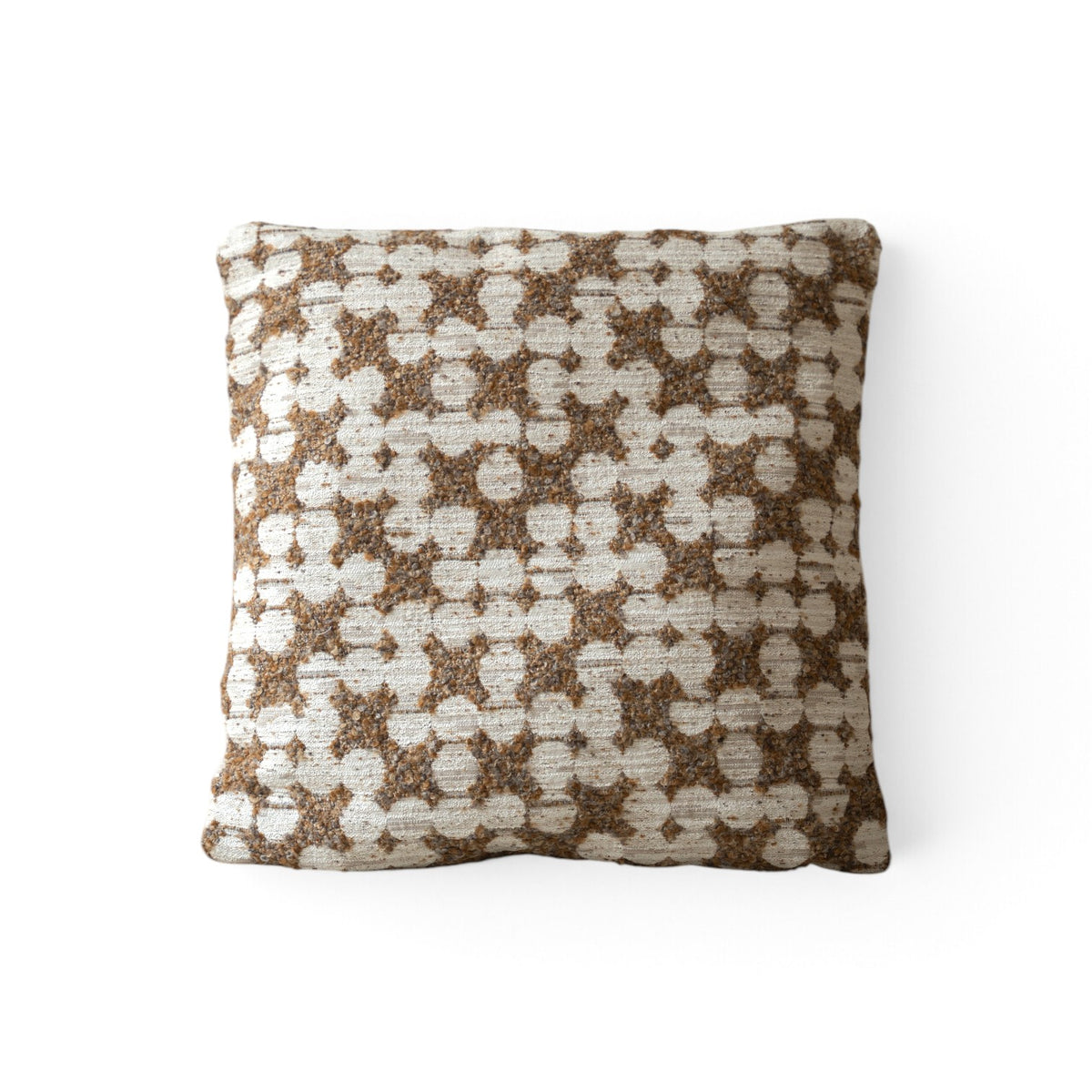 Indore Home - Dots - Decorative Cushion - Brown - Beige