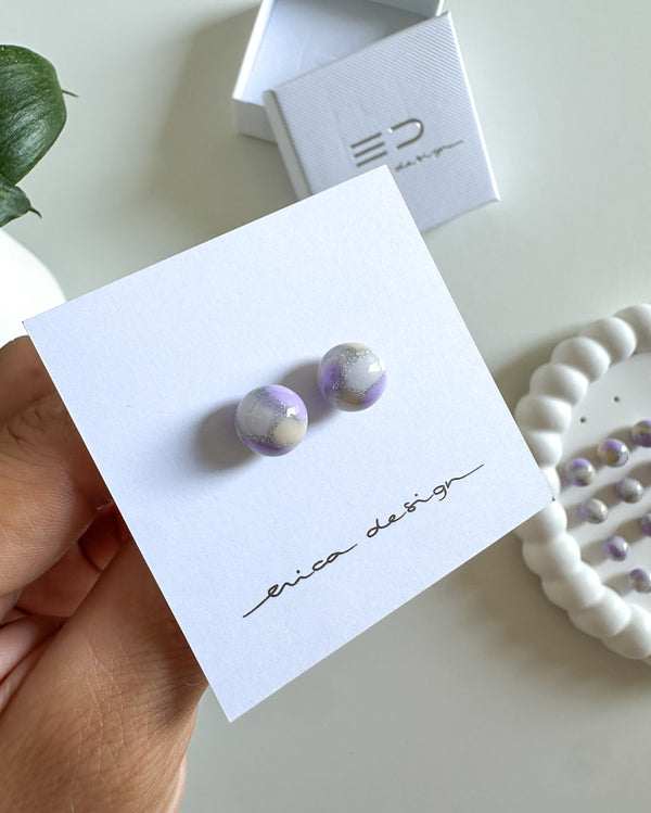 bulb marble | LIMITED EDITION | purple, transparent, beige