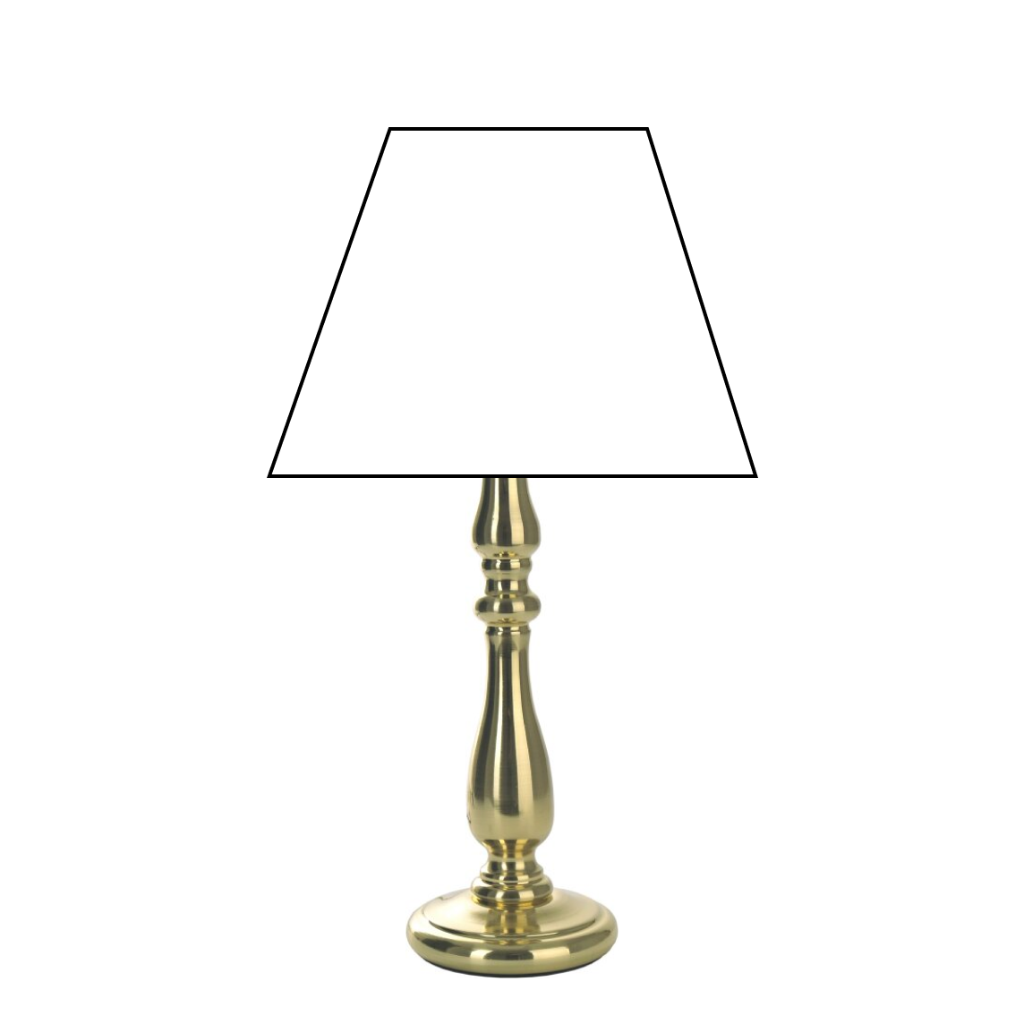 Base Lampada in Metallo Variabile Ottone Opaco – Eleganza Classica con Altezza di 29 cm e Attacco E27
